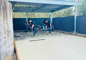 concrete finishing