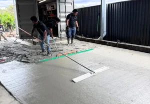 concrete finishing